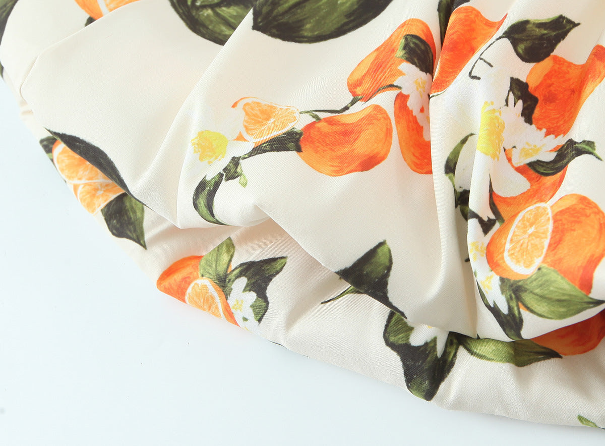 🍊 'Citrus Muse' – лятната рокля, която ще ви кара да блестите! ✨