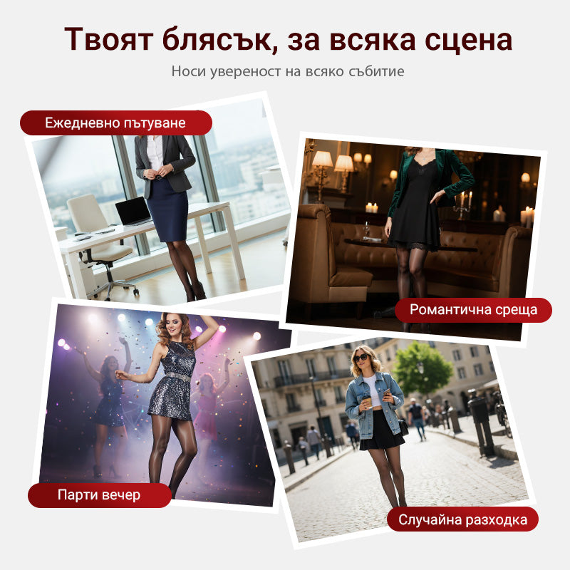 【✨1+1 безплатно】2026 Високо еластични дамски чорапогащи