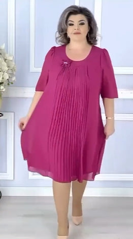 🥰💃【S-5XL】2026 Нова шифонена рокля – елегантност и комфорт за всяка жена!