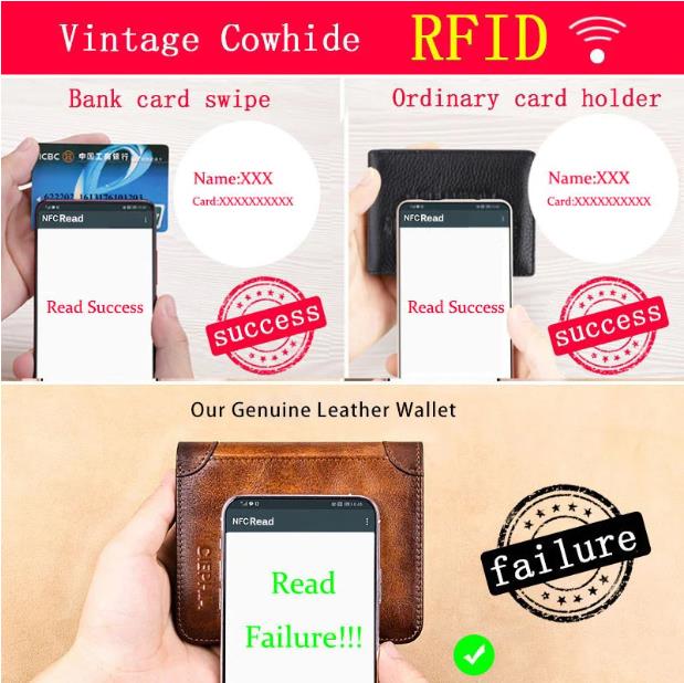 💰 Минималистичен мъжки портфейл с RFID защита – Премиум кожа, ултратънък, за всеки ден! 🔥