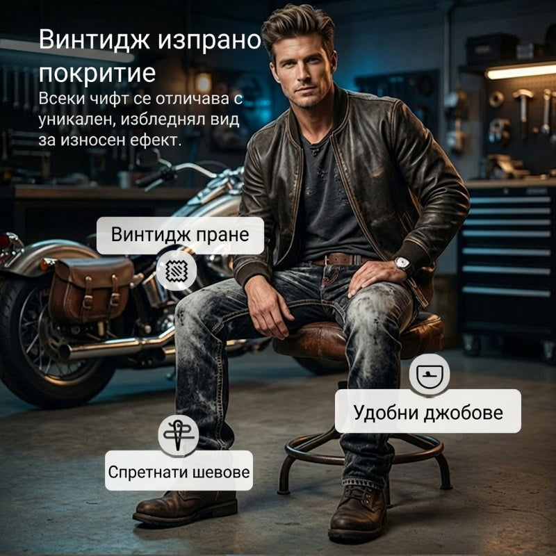 👖 Креативни, еластични дънки – Стил, който се движи с теб! 🔥