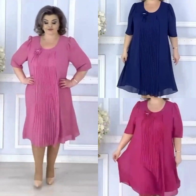 🥰💃【S-5XL】2026 Нова шифонена рокля – елегантност и комфорт за всяка жена!