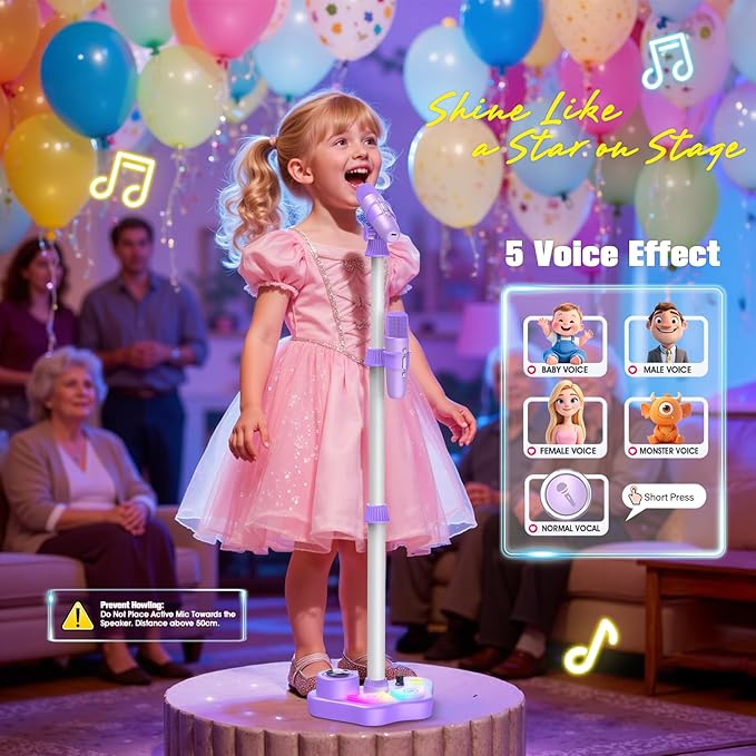 🎁✨ Детски караоке микрофон играчка🎤
