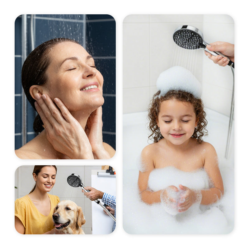 🚿 Moc pod Kontrolą: Масажен душ с регулируемо налягане