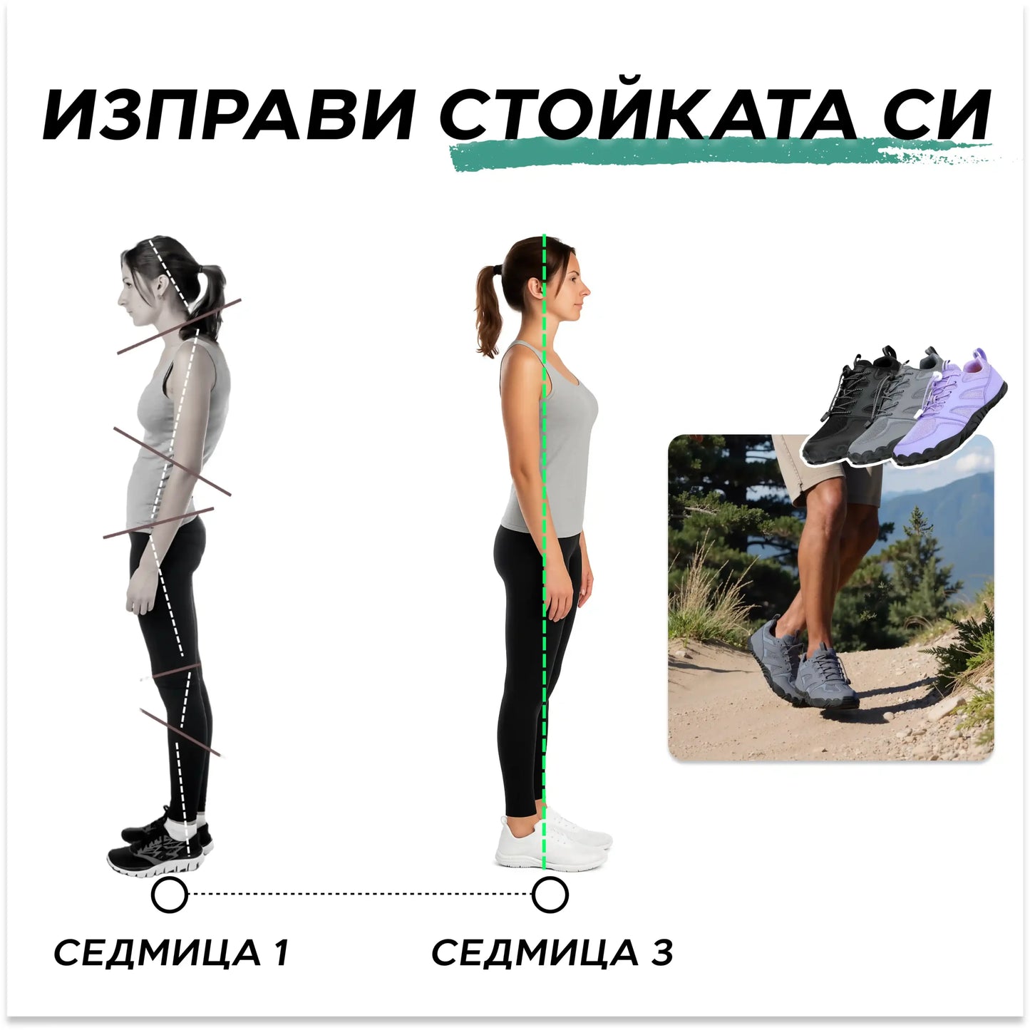 🎁 1+1 БЕЗПЛАТНО! Hike Pro – Обувки за босо ходене: удобни, издръжливи, неограничена свобода! 🥾✨