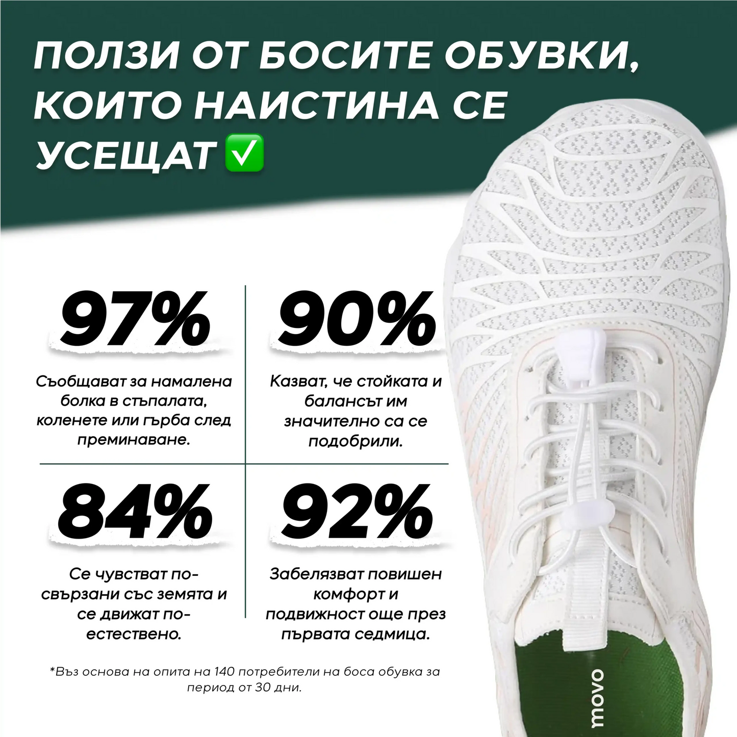 👟  Леки и дишащи обувки за ходене бос – усетете свободата на ходенето бос, освободете краката си!