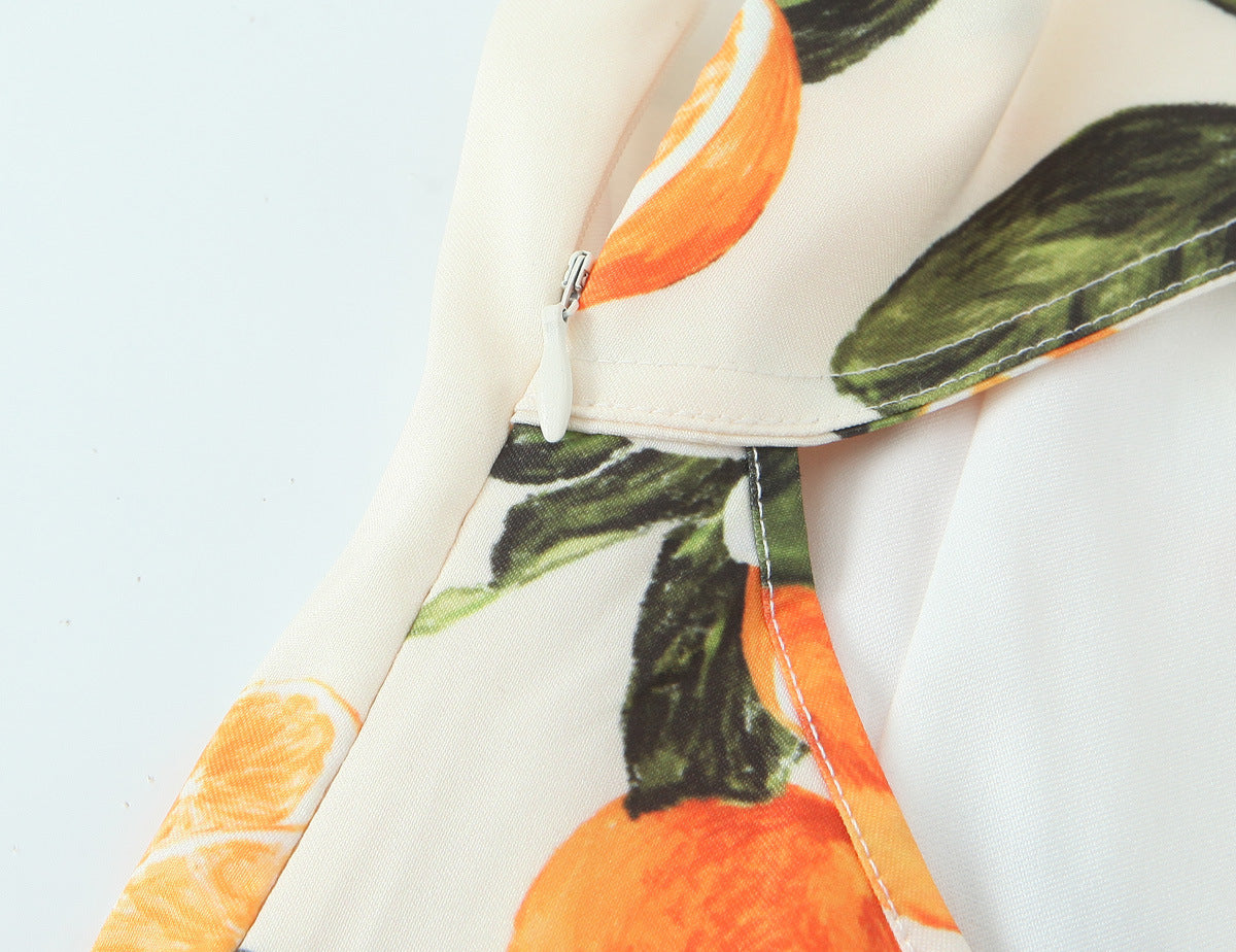 🍊 'Citrus Muse' – лятната рокля, която ще ви кара да блестите! ✨