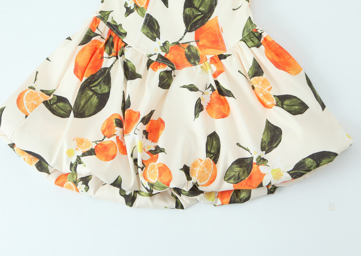 🍊 'Citrus Muse' – лятната рокля, която ще ви кара да блестите! ✨
