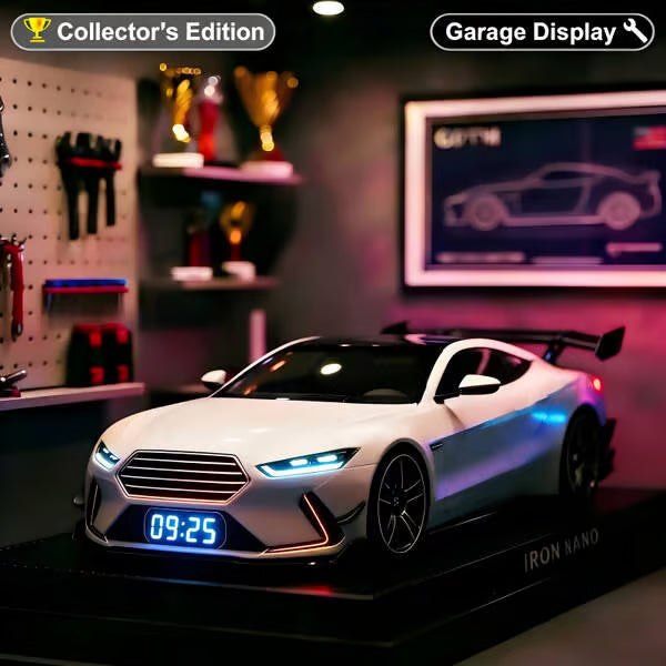 🔥Будилник-Хиперкар – 🏎️Реалистични Ефекти на Двигател и Светлина
