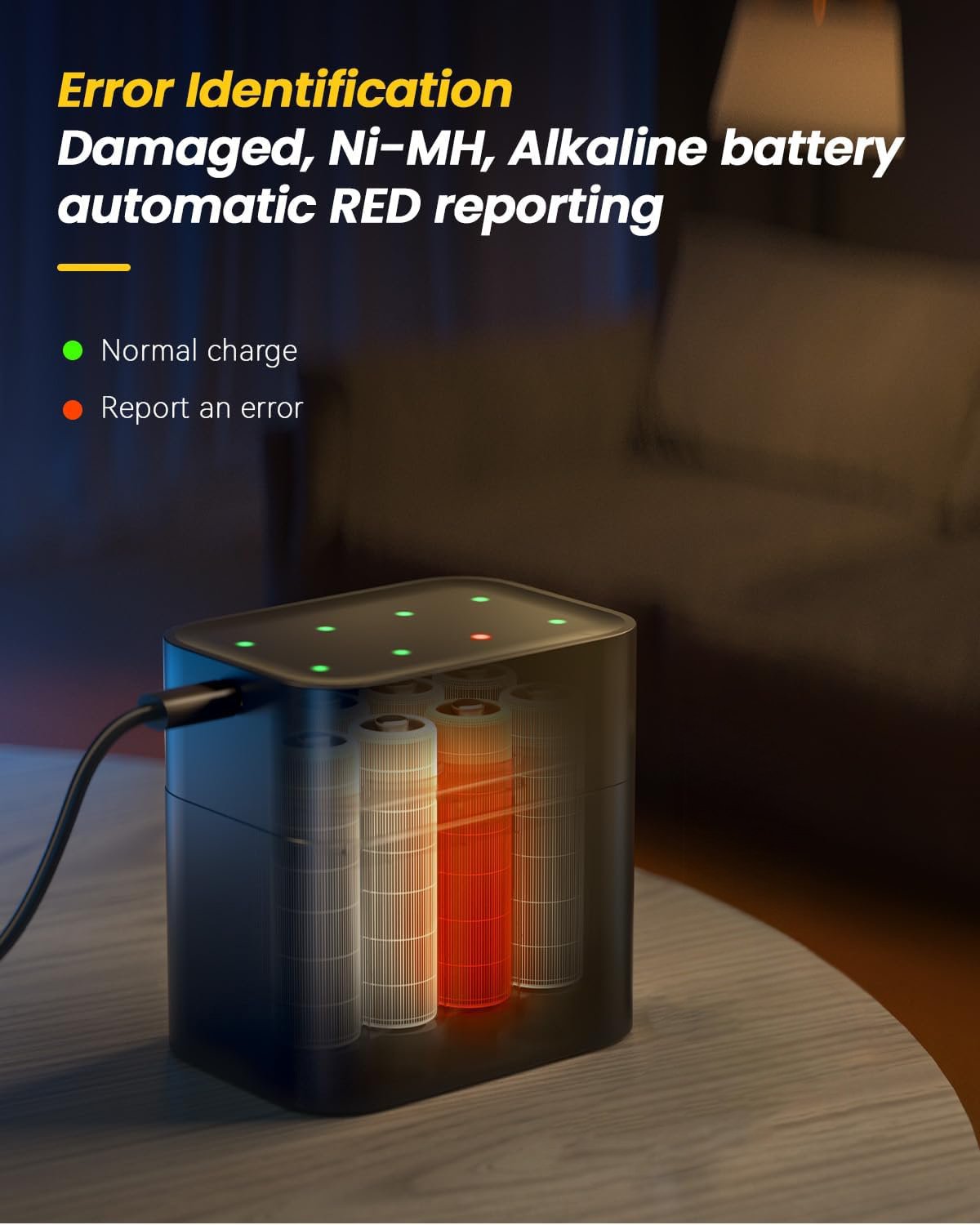 🔋 Умна кутия за зареждане и съхранение на батерии 💡Защита от презареждане