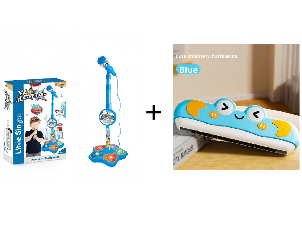 🎁🎄 🎤✨Игра с прибиращ се микрофон, игра на караоке машина със светлина