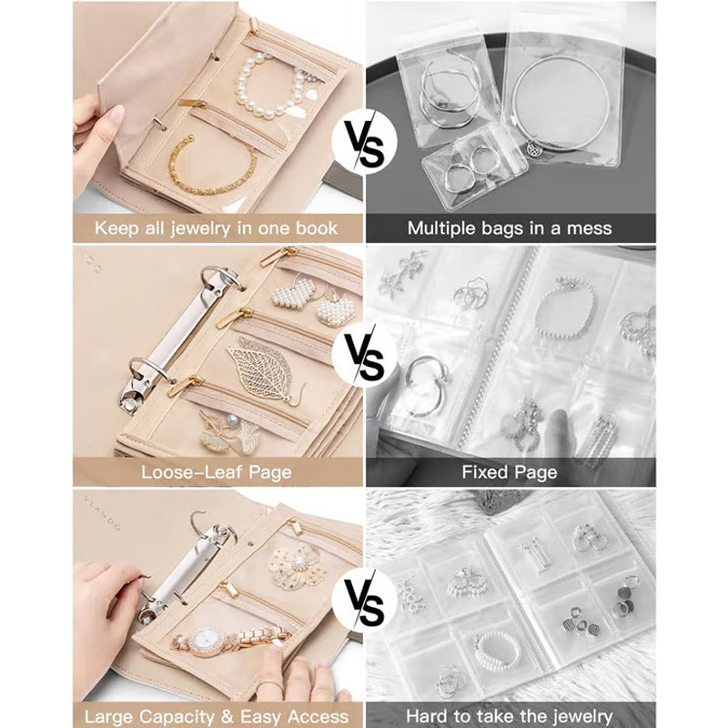 Елегантен преносим калъф за бижута