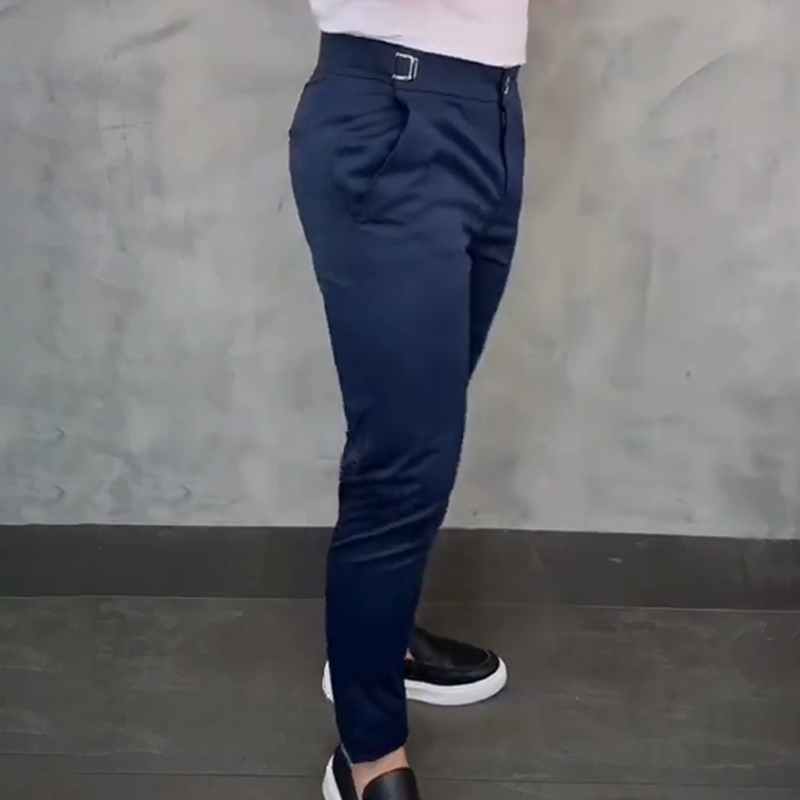💖👖мъжки панталони с еластична талия и тясна кройка