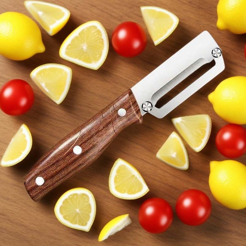 🔪Многофункционален кухненски нож за обелване – изработен от неръждаема стомана, с многофункционално приложение