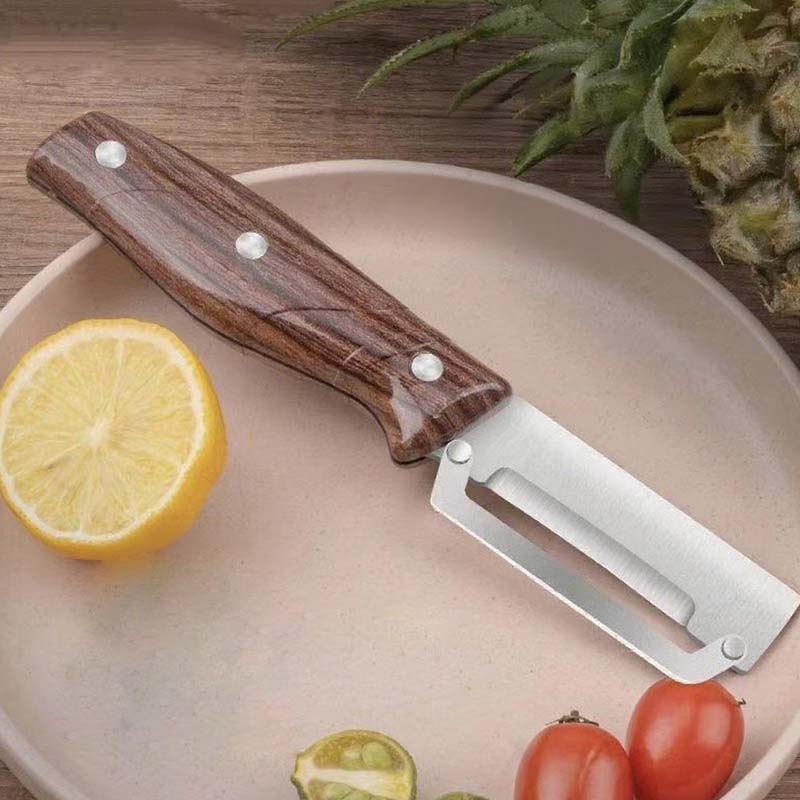 🔪Многофункционален кухненски нож за обелване – изработен от неръждаема стомана, с многофункционално приложение