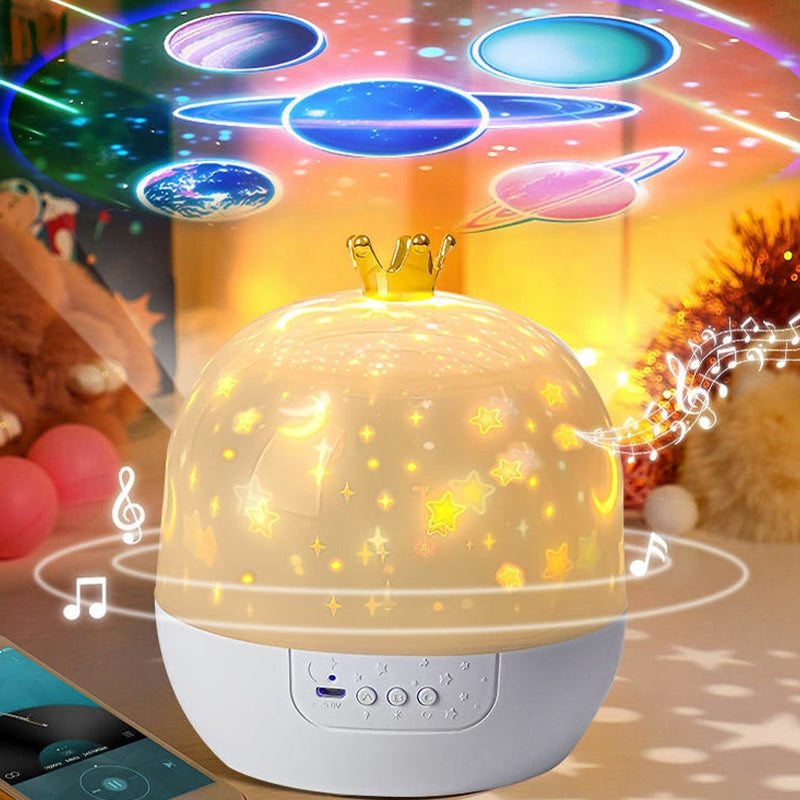 🎅🎁 Проекторна нощна лампа за деца с 15 филма🔋Type-C зарядно