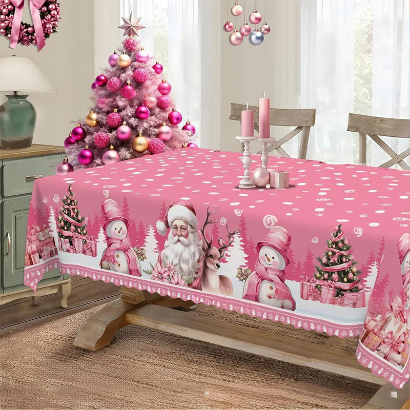 🦌Весела празнична класическа коледна покривка за маса🎄🎁
