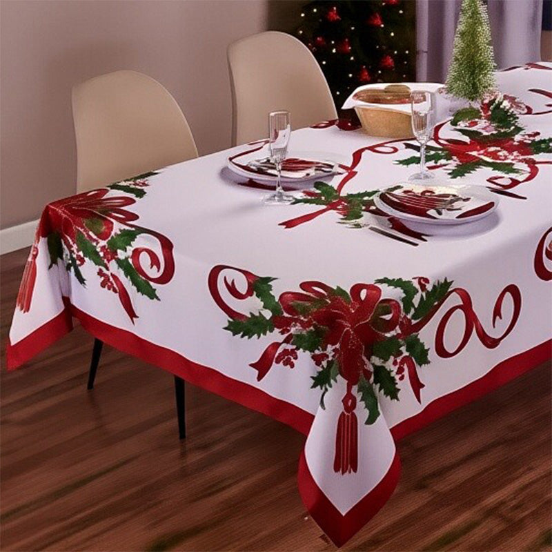 🦌Весела празнична класическа коледна покривка за маса🎄🎁
