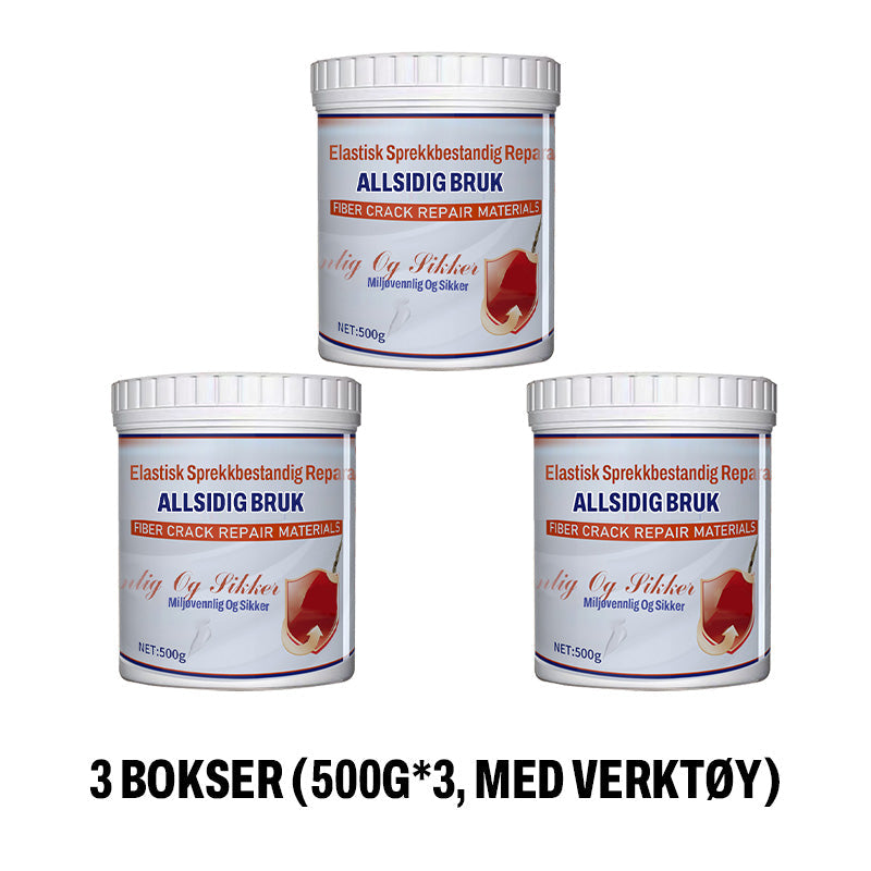 Еластична, устойчива на пукнатини ремонтна паста за стени