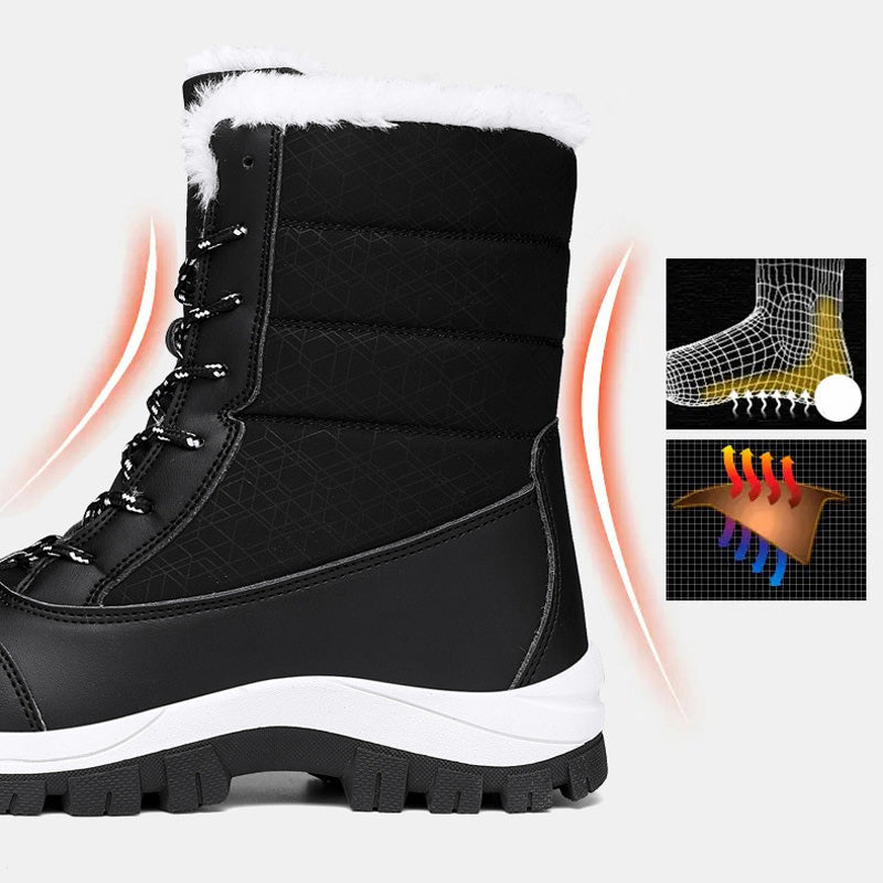 👢Дамски водоустойчиви зимни ботуши - с термоизолация и противоплъзгащо покритие ❄️✨