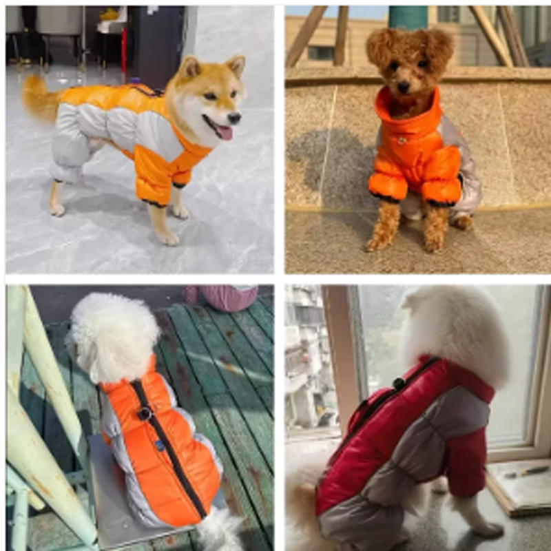 ❄️🌿 Отразяващо водоотблъскващо затоплящо палто за малки кучета 🐶💕