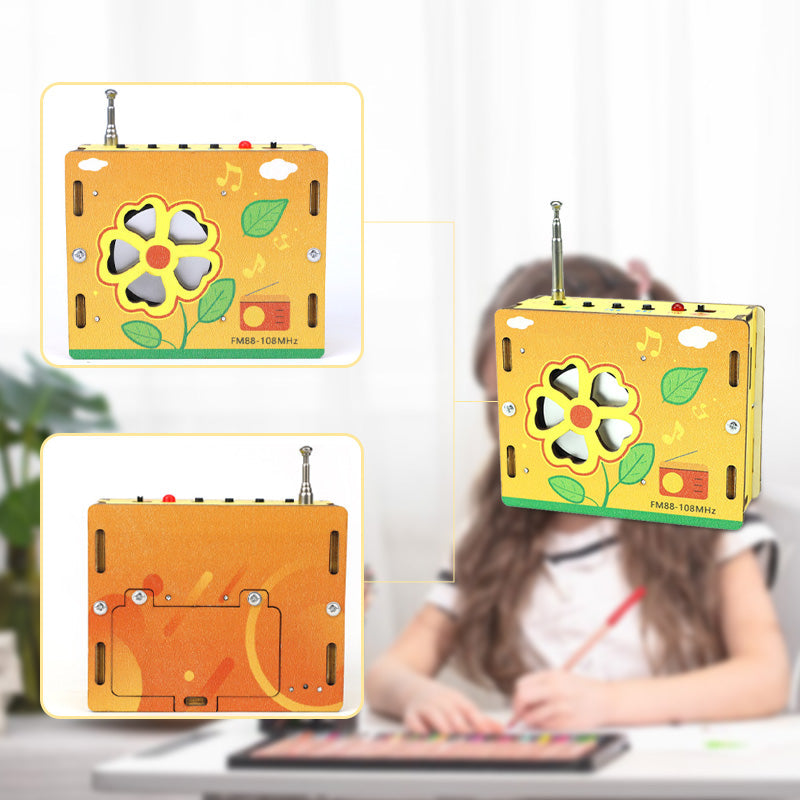 DIY Образователни играчки за деца мини радио