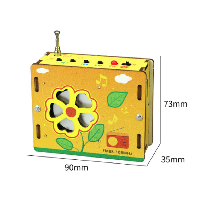 DIY Образователни играчки за деца мини радио