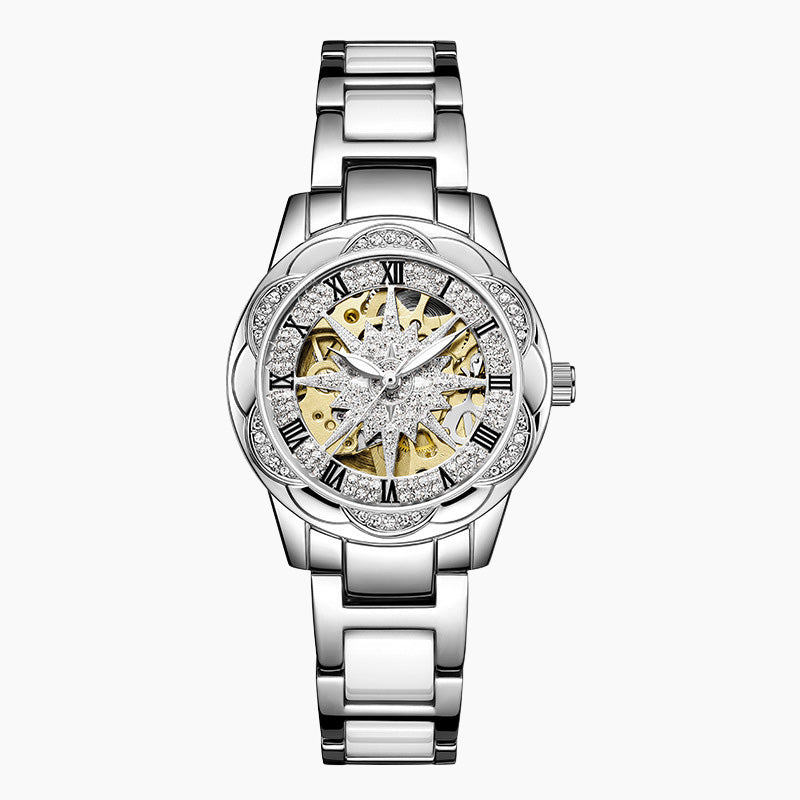 ⌚Модни дамски кварцови часовници с кристали💎