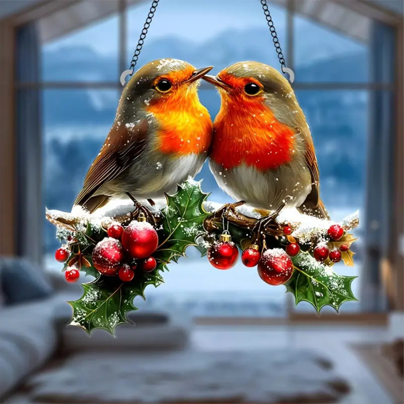【Купете 1 и вземете 1 безплатно】🦜Декорация за витражи във формата на птица
