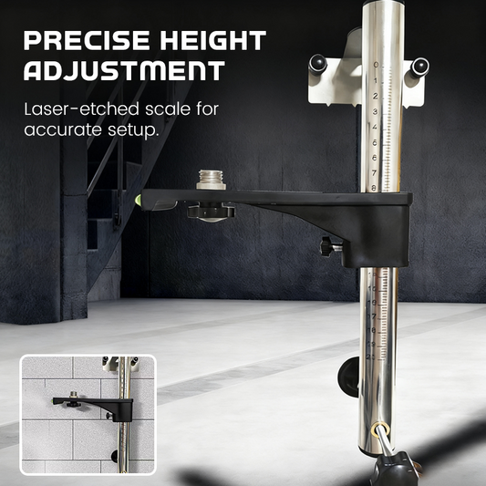 Регулируема конзола за стенно монтиране на лазерен нивелир