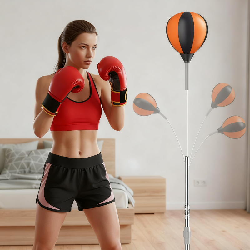 🥊Регулируема по височина торба с пясък със стойка