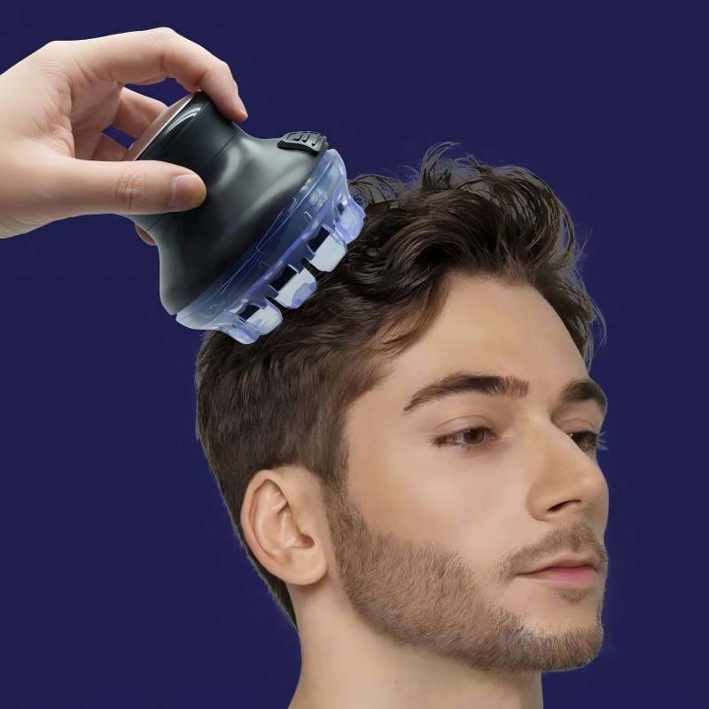 ✨ Кръгла електрическа машинка за подстригване с LED дисплей ✂️🔋