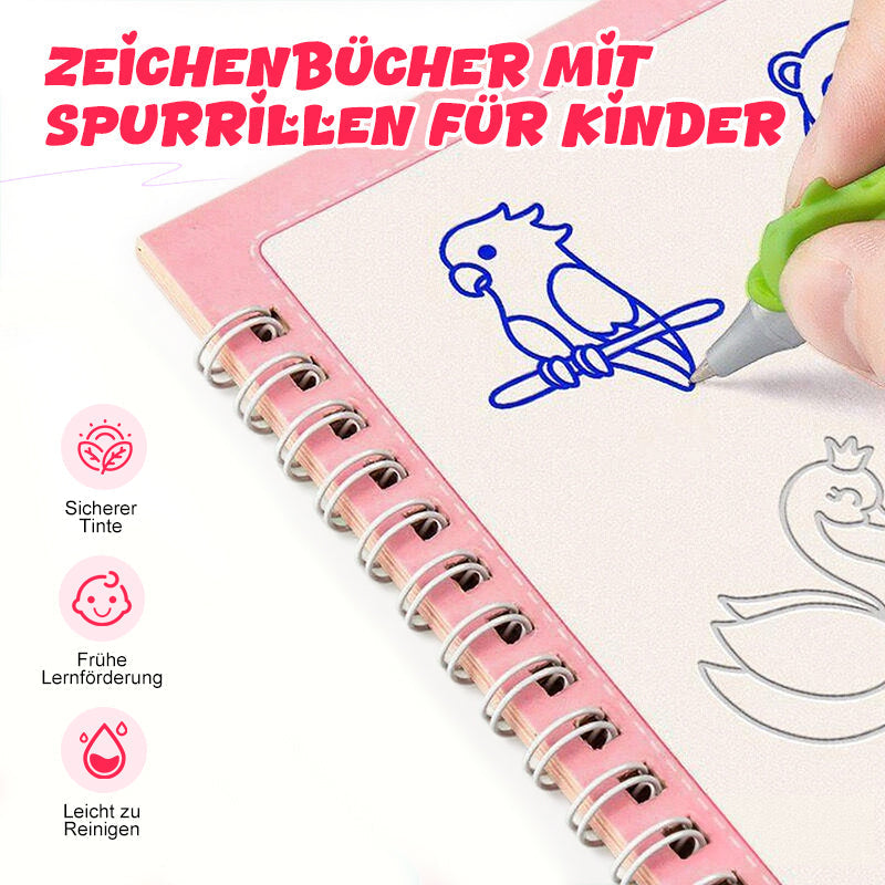 ✏️ Книги за рисуване с вдлъбнатини за деца 👶🎨
