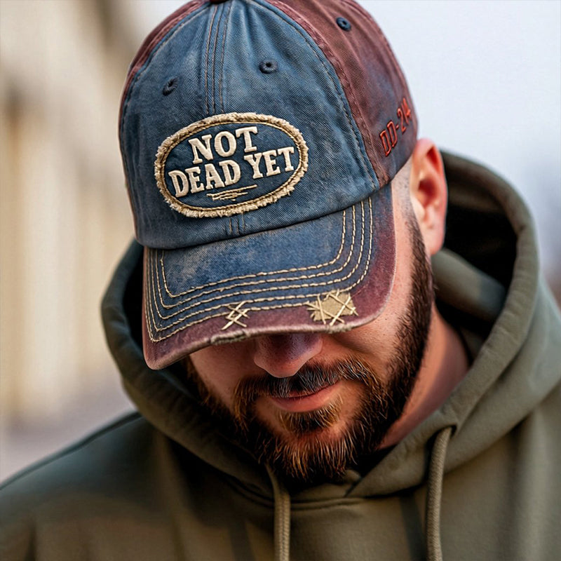 🧢Ретро измита бродирана бейзболна шапка✨