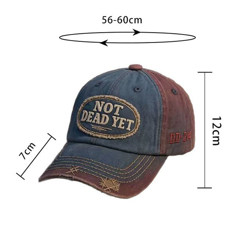 🧢Ретро измита бродирана бейзболна шапка✨