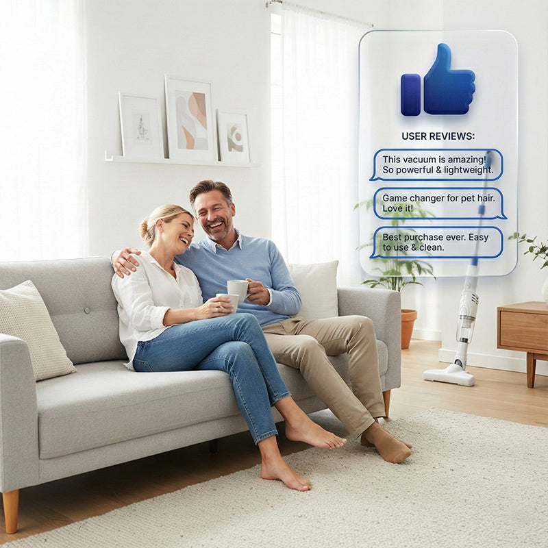 🔥🔋 Безжичен 2 в 1 вертикален и ръчен прахосмукачка 🏡✨