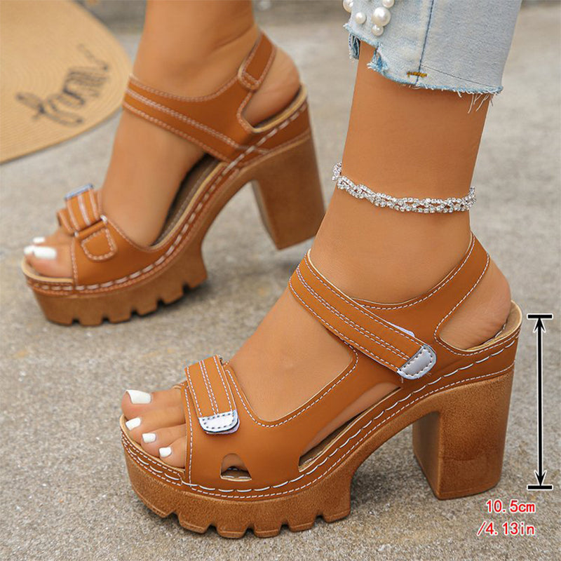 👡 Летни сандали на платформа с една каишка (35-43) – Стил, който диша! 🌸✨